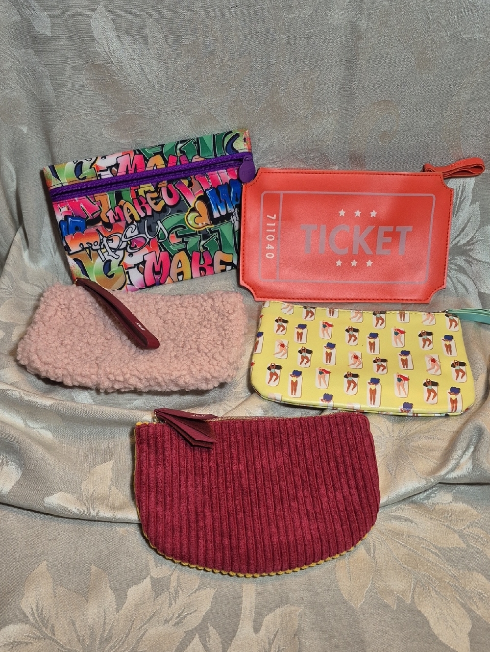 Ipsy Make-up Bags▪︎Set of Five
